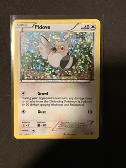 Pokemon TCG Card McDonald's Promo 2011 - Pidove 11/12 Holo - Image 1