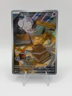 Pokemon TCG Espurr Rare Full Art Holo Card 095/088 English Perfect Order - Image 1