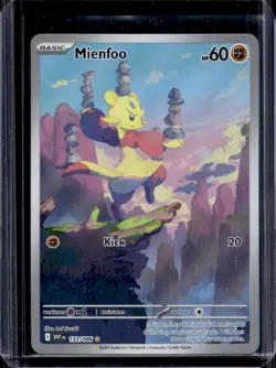 2025 Pokemon White Flare Mienfoo Illustration Rare #133/086 - Image 1
