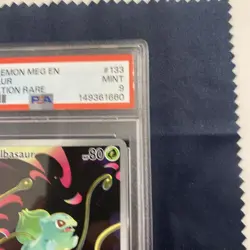 Pokemon Bulbasaur Illustration Rare PSA 9 133/132 Mega Evolution 2025 - Image 3