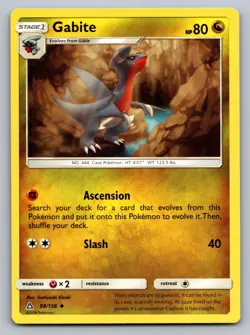 Gabite 98/156 Uncommon Ultra Prism Pokemon Lightly Played - Image 1