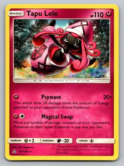 Tapu Lele 94/156 Rare Ultra Prism Pokemon Lightly Played - Image 1