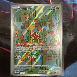 Pokemon TCG Shuckle 136/132 Mega Evolution Full Art IR Illustration Rare English - Image 1