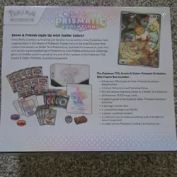Pokemon Scarlet & Violet Prismatic Evolutions Elite Trainer Box Eevee Promo - Image 4