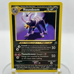 Houndoom 23/75 Neo Discovery NM Rare WOTC Pokemon TCG Vintage Single - Image 1