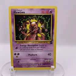 Mewtwo 14 Wizards Black Star Promo Non Promo LP WOTC Pokemon TCG Vingage - Image 1