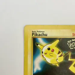 Pikachu #4 Kids WB Presents Pokemon The Movie Promo LP/MP WOTC Pokemon TCG - Image 3