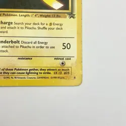 Pikachu #4 Kids WB Presents Pokemon The Movie Promo LP/MP WOTC Pokemon TCG - Image 5