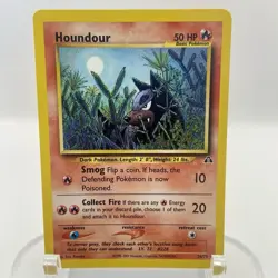 Houndour 24/75 Neo Discovery LP Rare WOTC Pokemon TCG Vintage Single - Image 1