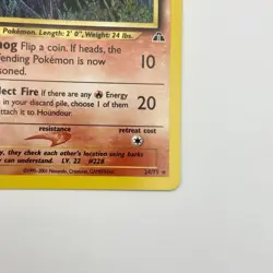 Houndour 24/75 Neo Discovery LP Rare WOTC Pokemon TCG Vintage Single - Image 5
