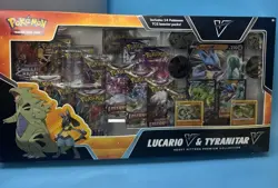 Pokemon Lucario V & Tyranitar V Heavy Hitters Premium Collection # 290-85671 - Image 1