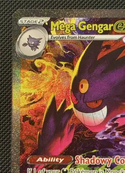 MINT Mega Gengar ex 284/217 SIR Pokemon Ascended Heroes English See pictures! - Image 2