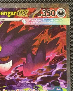 MINT Mega Gengar ex 284/217 SIR Pokemon Ascended Heroes English See pictures! - Image 3