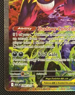 MINT Mega Gengar ex 284/217 SIR Pokemon Ascended Heroes English See pictures! - Image 5