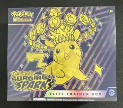 Pokemon TCG: Surging Sparks Factory Sealed Elite Trainer Box - Image 1