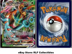 2021 Pokemon, Shining Fates, #010/072 Dhelmise VMax, Holo Ultra Rare (b) - Image 1