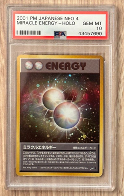 Pokemon Japanese Neo 4 Miracle Energy PSA 10 GEM MINT #43457690 - Image 2