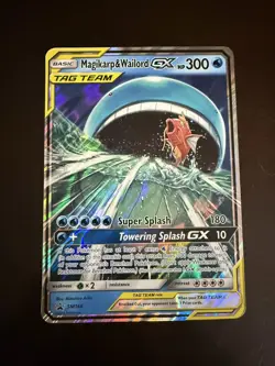 Pokemon JUMBO Magikarp & Wailord GX Tag Team - Image 1