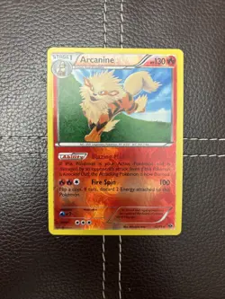 Pokemon TCG - Arcanine - 12/99 - Next Destinies - VLP Reverse Holo Rare (2012) - Image 1