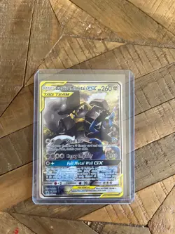 Lucario & Melmetal GX SM192 Alternate ART TT F A Unbroken Bonds Pokemon 2019 - Image 1