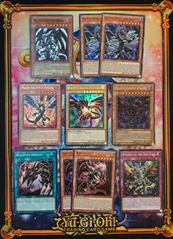 Yugioh! Red-Eyes Dragon Cards Lot Black Metal Claws Darkness + Extra SDJ-001 ! - Image 2