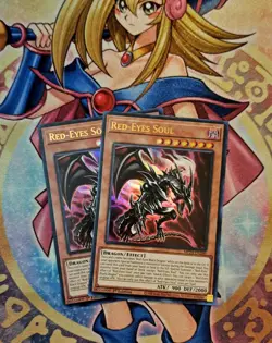 Yugioh! Red-Eyes Dragon Cards Lot Black Metal Claws Darkness + Extra SDJ-001 ! - Image 5