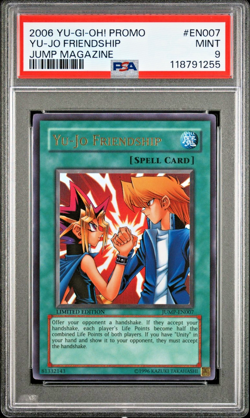 PSA 9 Yu-Jo Friendship JUMP-EN007 Shonen Jump Magazine 2006 Yugioh Promo - Image 1