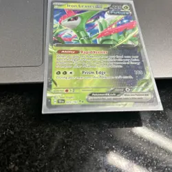 Pokemon TCG Iron Leaves ex 025/162 Temporal Forces Double Rare Holo Card - Image 2