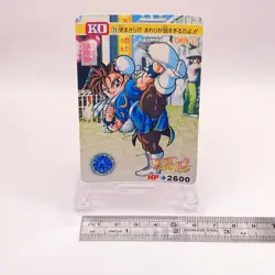 Chun-Li Street Fighter II Carddass Bandai Capcom TCG Card Japan No73 C49 - Image 2