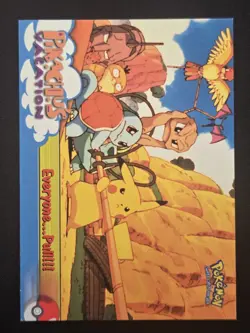 1999 Topps Pikachu's Vacation - Everyone Pull!!! #52 Black Logo NM - Image 1