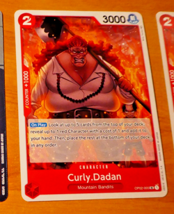 ONE PIECE ENGLISH CARD GAME CARTE CURLY DADAN OP02-005 MINT - Image 1