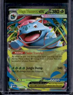 2025 Pokemon Mega Evolution Venusaur ex Double Rare #003/132 - Image 1