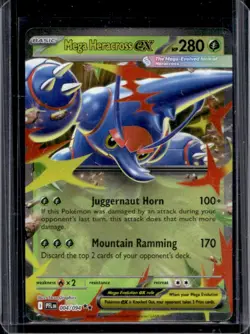 2025 Pokemon Phantasmal Flames Mega Heracross ex Double Rare #004/094 - Image 1