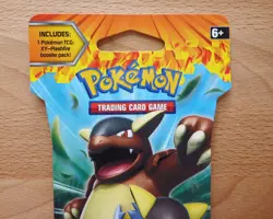 2014 XY FLASHFIRE -Sleeved Booster Pack-Sealed- Pokemon TCG-Kangaskhan Art! - Image 2