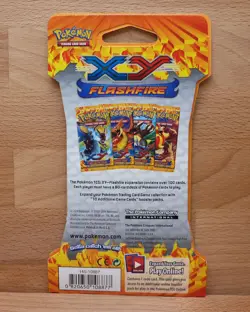 2014 XY FLASHFIRE -Sleeved Booster Pack-Sealed- Pokemon TCG-Kangaskhan Art! - Image 4