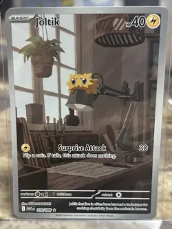 Pokemon TCG Joltik Illustration Rare Card 116/086 S&V White Flare - Image 1