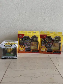Two (2) Pokemon Day 2026 Limited Edition Sealed Boxes & A Day With Pikachu Funko - Image 1