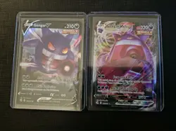 Gengar VMAX 157/264 & Gengar V 156/264 Fusion Strike Ultra Rare Pokemon TCG NM - Image 1