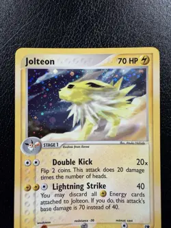 Pokemon TCG Jolteon 6/100 Holo EX Sandstorm Holo Rare NM With Swirl🌀 - Image 2