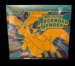 Pokemon Mega Evolution Ascended Heroes Elite Trainer Box Sealed New ships ASAP - Image 1