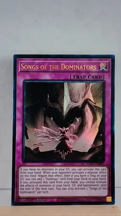 Songs of the Dominators 1st Edition [NM] - Yu-Gi-Oh! RA05 [Ultra Rare] - Image 1
