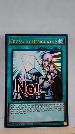 Crossout Designator 1st Edition [NM] - Yu-Gi-Oh! RA05 [Ultra Rare] - Image 1