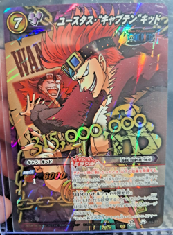 2012 ONE PIECE Miracle Battle OP-11 Eustass "Captain" KID WANTED POSTER RARE - Image 1