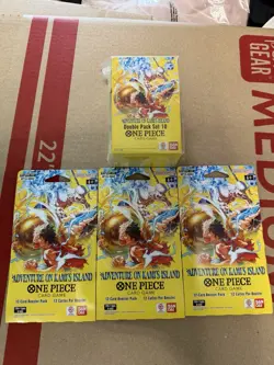 Lot Of 4- One Piece - OP-15 (Adventure On Kami's Island) Sleeved Booster Pack - Image 1