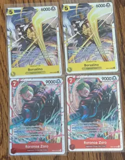 Bandai One Piece OP15 card lot of 4 - Image 1