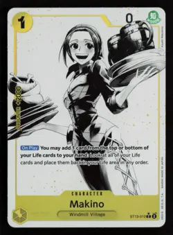 Makino Parallel ST13-012 One Piece Ultra Deck: The Three Brothers C NM English - Image 1