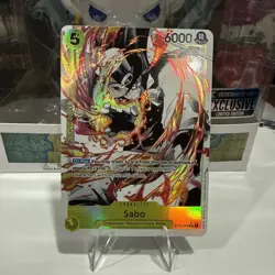 • Sabo • ST13-008 Full Art Parallel The Three Brothers One Piece TCG NM - Image 1