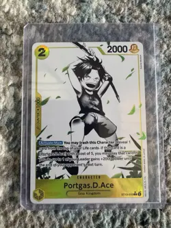Portgas D. Ace Parallel ST13-010 - Pack Fresh - ONE PIECE TCG- Never Played - Image 1