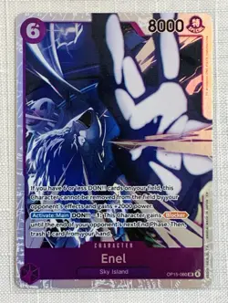 Enel Super Rare OP15-060 SR Adventure on Kami's Island Foil One Piece English - Image 1