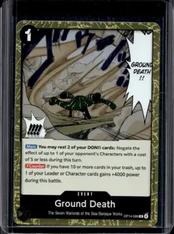 2026 One Piece Azure Sea's Seven Ground Death Rare #OP14-096 - Image 1